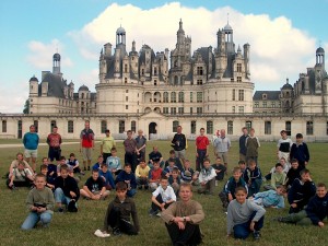 Fotíme se před nejkrásnějším zámkem na Loiře Chambord