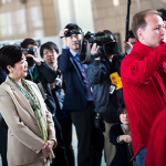 BONIFANTES zpívali guvernérce Tokia Yuriko Koike