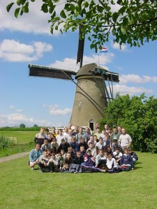 Prohlídka větrných mlýnů v Kinderdijku